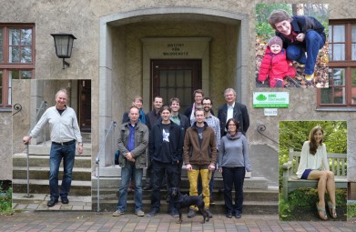 Team Forschungsgruppe Agrarholz unter Leitung von Prof. Dr. Dieter Murach (September 2013)