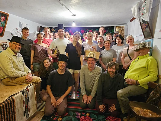 Gruppenbild im Gagauz Sofrasi Museum