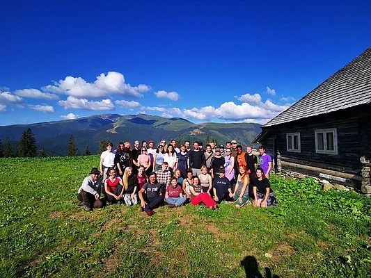 Student excursion to Romania