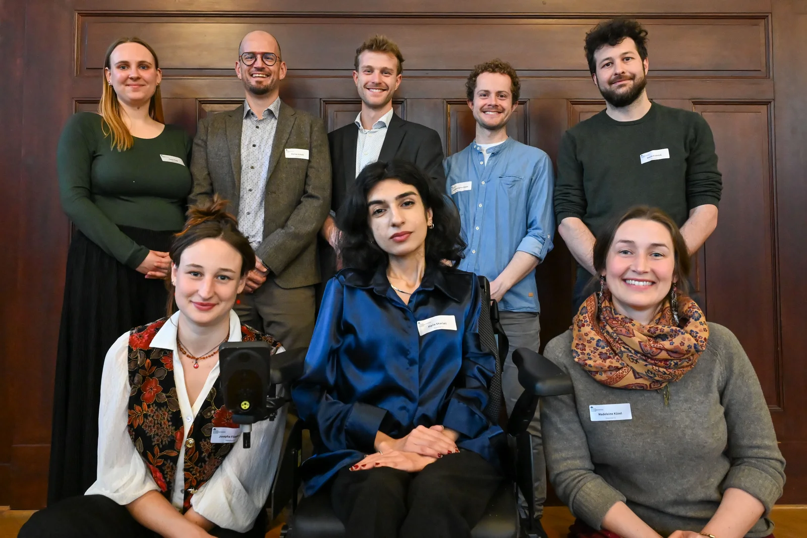 Stipendiat*innen unter sich Ein Gruppenbild von Studierenden.