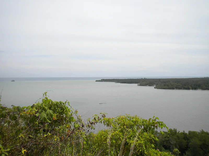 View of the South China Sea / West Philippine Sea from Rizal, Palawan, Philippines Blick auf die Süd-Chinesische / West-Philippinische See von Rizal, Palawan, Philippines