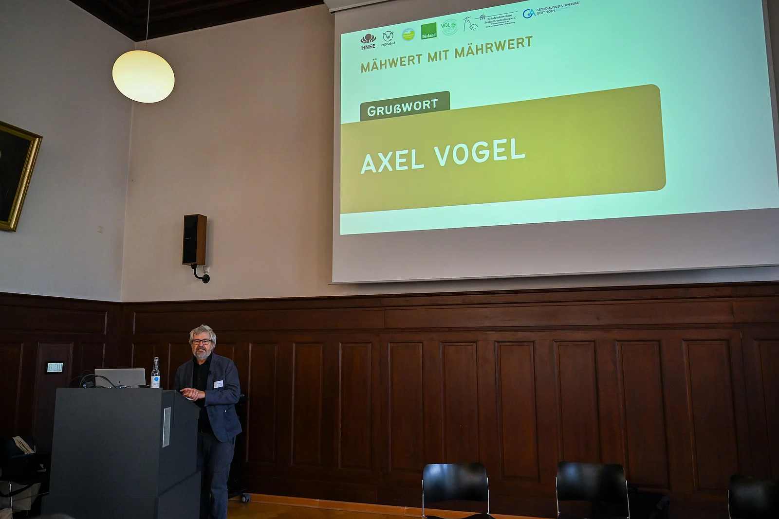 Grußwort von Axel Vogel, Landesminister für Landwirtschaft a. D. 