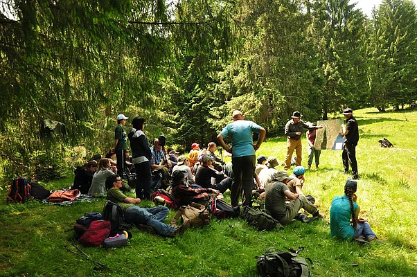 Outdoor classroom session