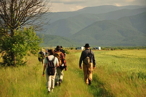 Towards the Făgăraș mountains 