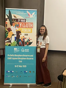 BRI PhD student Charlotte Griestop at 3rd UNESCO Global MAB Youth Forum