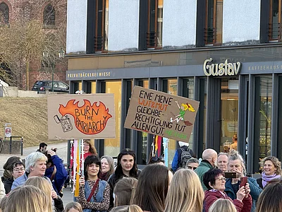 Frauenstreik in Eberswalde