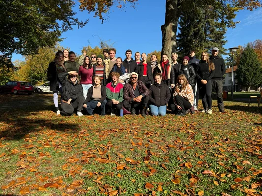 Gruppenphot von Erstsemestern