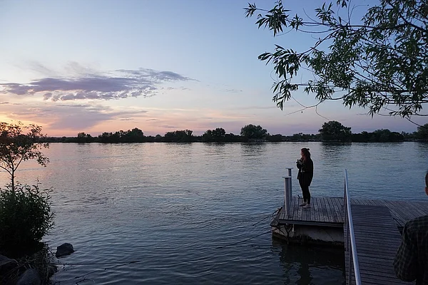 Sunset in the Danube Delta Biosphere Reserve