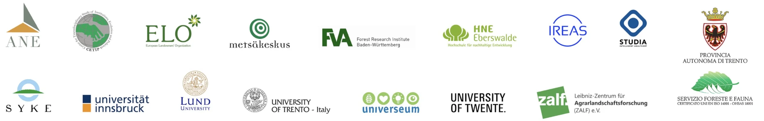 Logos Kooperationen InnoForESt
