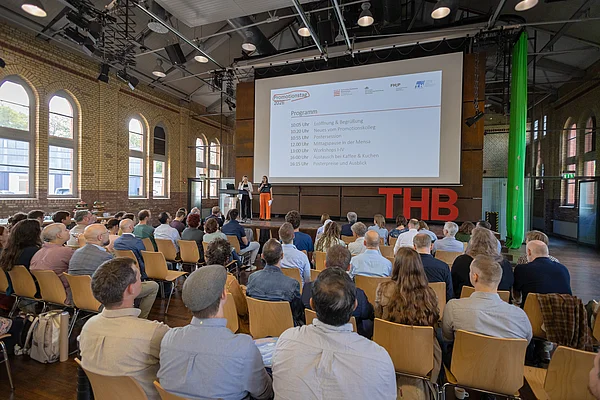 Präsentation vor Publikum