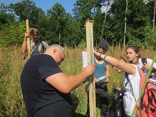Temperature data logger installation in BR Roztochya