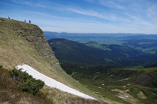 Alpine landscape close to Drahobrad ski resort 