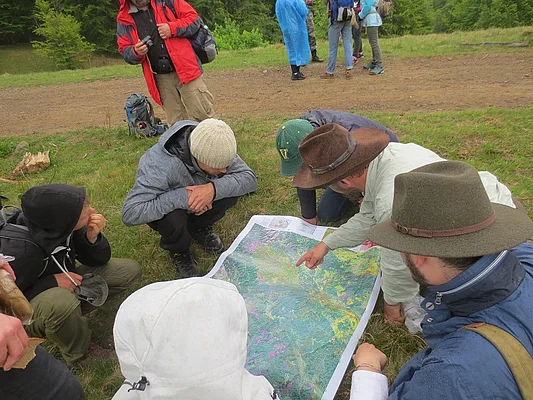  North-west of Kvasy, Ukraine - Joint exploration of the new transboundary project map