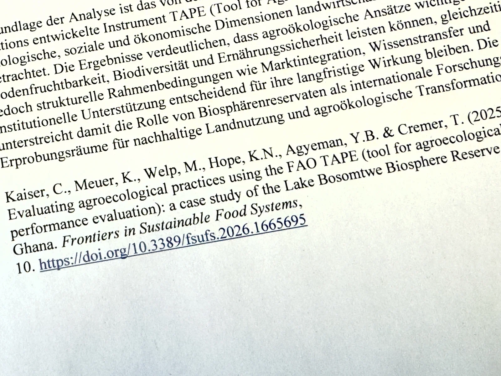 Neue Veröffentlichung zu agrarökologischen Ansätzen