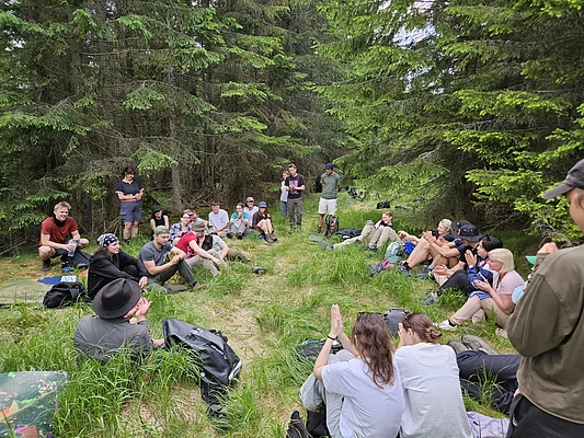 Abschluss im Šumava Nationalpark