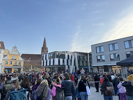 Frauenstreik in Eberswalde
