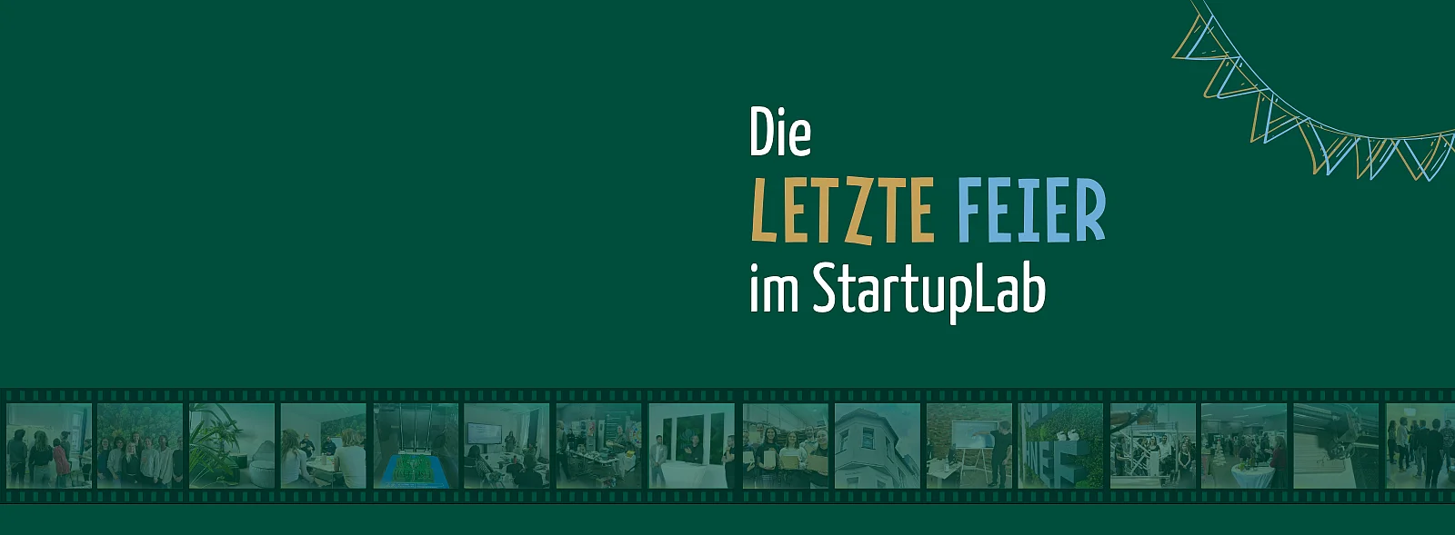 Banner Abschlussfeier StartUpLap