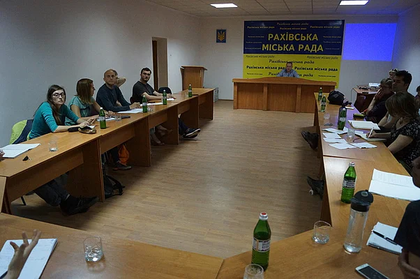 Exchange with the major of the town of Rakhiv