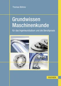 Dekorative Maschinenelemente wie Flansch, Schweißverbindung und Kugellager. 