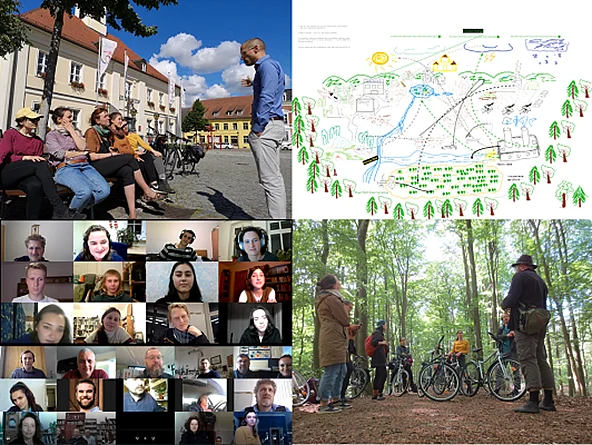  Some impressions of the project activities in 2020 - see below for more information. 