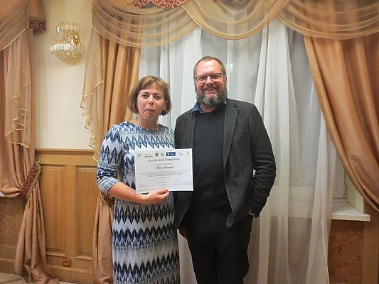 Certificate for scientific research stay in the course of the project