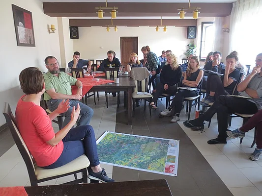  Cavnic, Romania - Joint discussion with C. Bogdan as director of Maramureș Mountains Natural Park