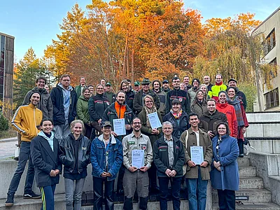 21 neue, zertifizierte Waldpädagog*innen