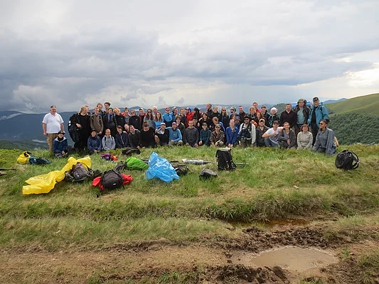 Mokryanske Poloninya - group picture