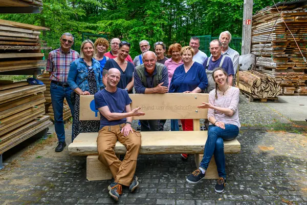 New benches for the circular hiking trail