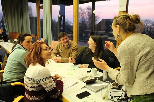 eine Kleingruppe bei der Arbeit